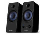 SVEN 431 Black (USB),  2.0 / 2x3W RMS, Bluetooth, USB or 5V DC power supply, headphone jack, 3-